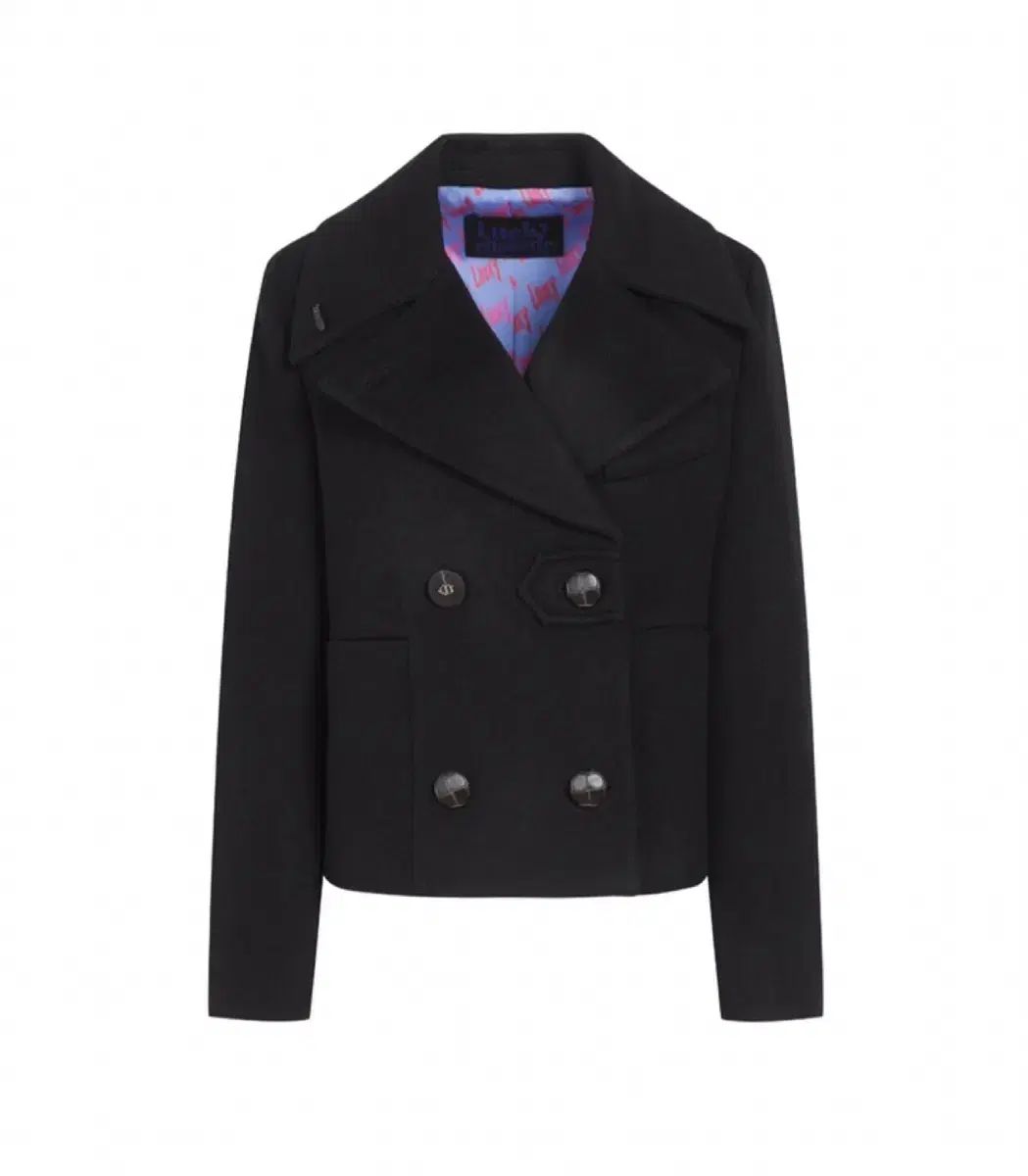 ラッキーシュエトゥ カシミア ウール ジャケット 36 ブラック