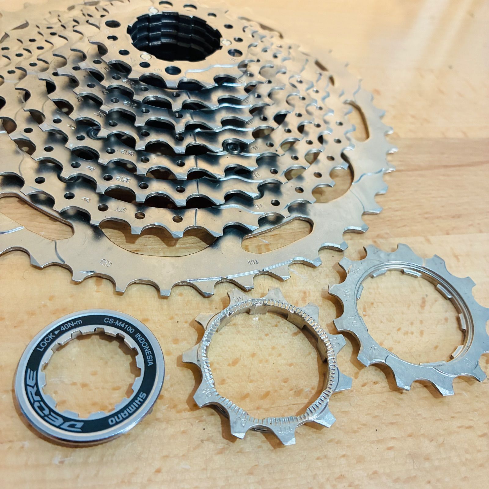 SHIMANO CS-M4100 カセットスプロケット 10速 11-46T Amazon | シマノ(SHIMANO) カセットスプロケット CS-M4100 10s