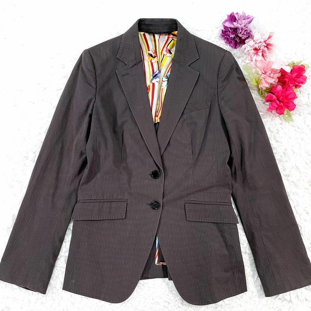BLACK LABEL Paul Smith ジャケット マルチストライプ 40 綿麻 