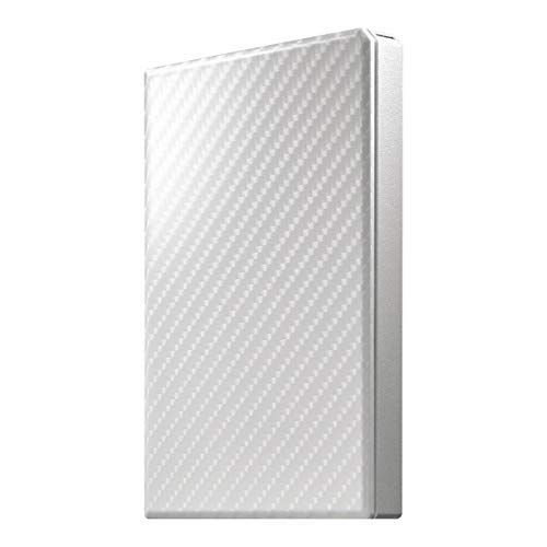 I-O DATA USB 3.1 Gen 1対応ポータブルハードディスク「高速カクうす」セラミックホワイト 2TB HDPT-UTS2W 