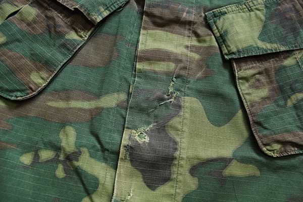 60s USMC 米軍 グリーンリーフカモ ジャングルファティーグ ジャケット 60s 米軍 USMC ERDL グリーンリーフカモ ジャングルファティーグ