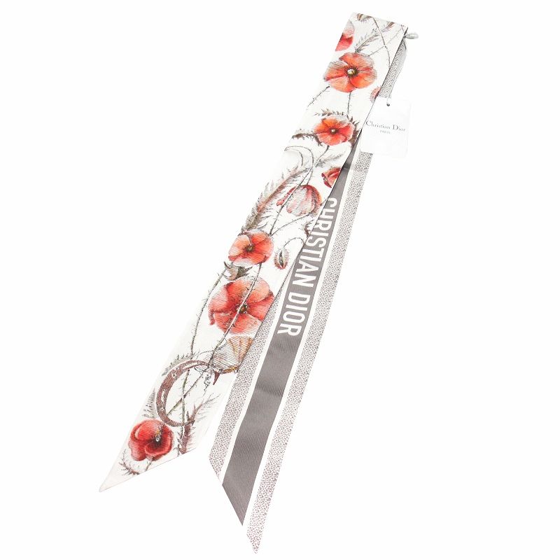 【フシギダネ】　美品】クリスチャンディオール　リボンスカーフ　ミッツァ r-deco-online_240623-1-5bir-03