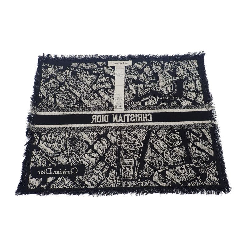 ディオール Dior プレースマット HYO04SPP0U_C900 ランチマット コットン ブラック 黒 レディース プランドゥパリ Aランク