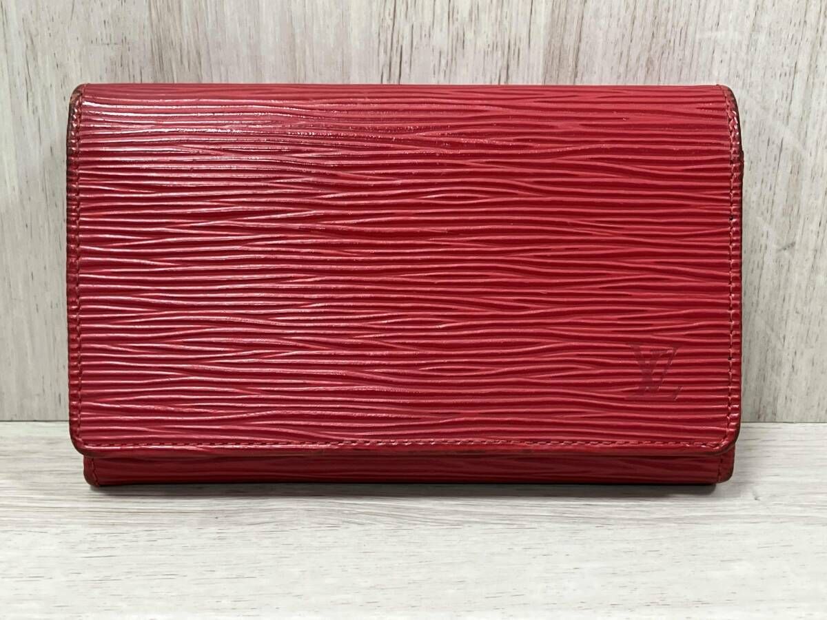 LOUIS VUITTON】二つ折り財布 エピ ポルトモネ•ビエトレゾール LOUIS