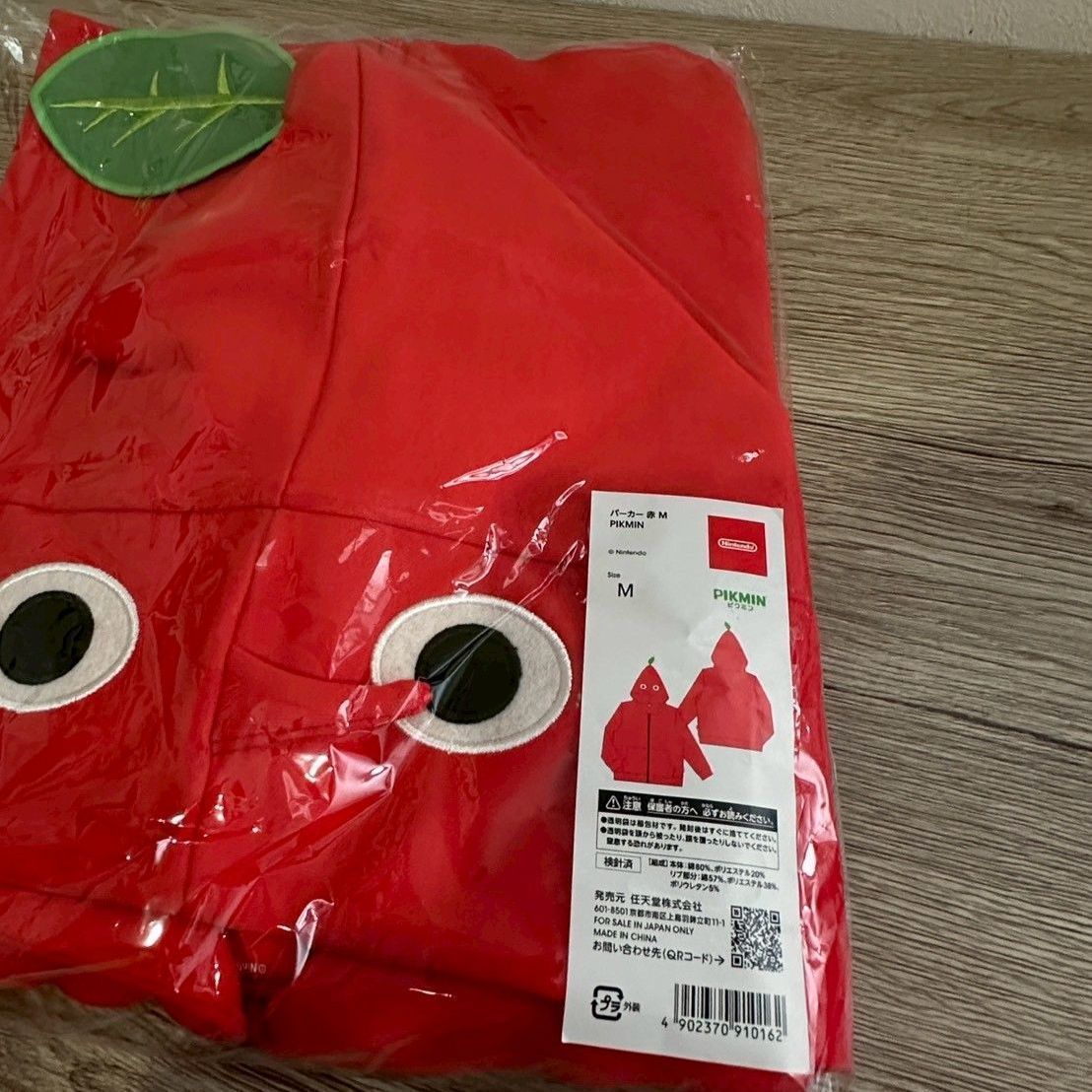 Mピクミンパーカーなりきり赤ピクミン任天堂 SサイズNintendo ニンテンドー ピクミン パーカー 赤ピクミン ハロウィン コスプレ