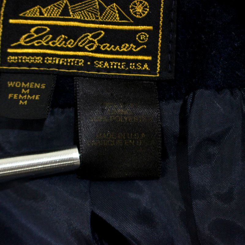 90s USA製 vintage Eddie Bauer ウール ダッフルコート レディース