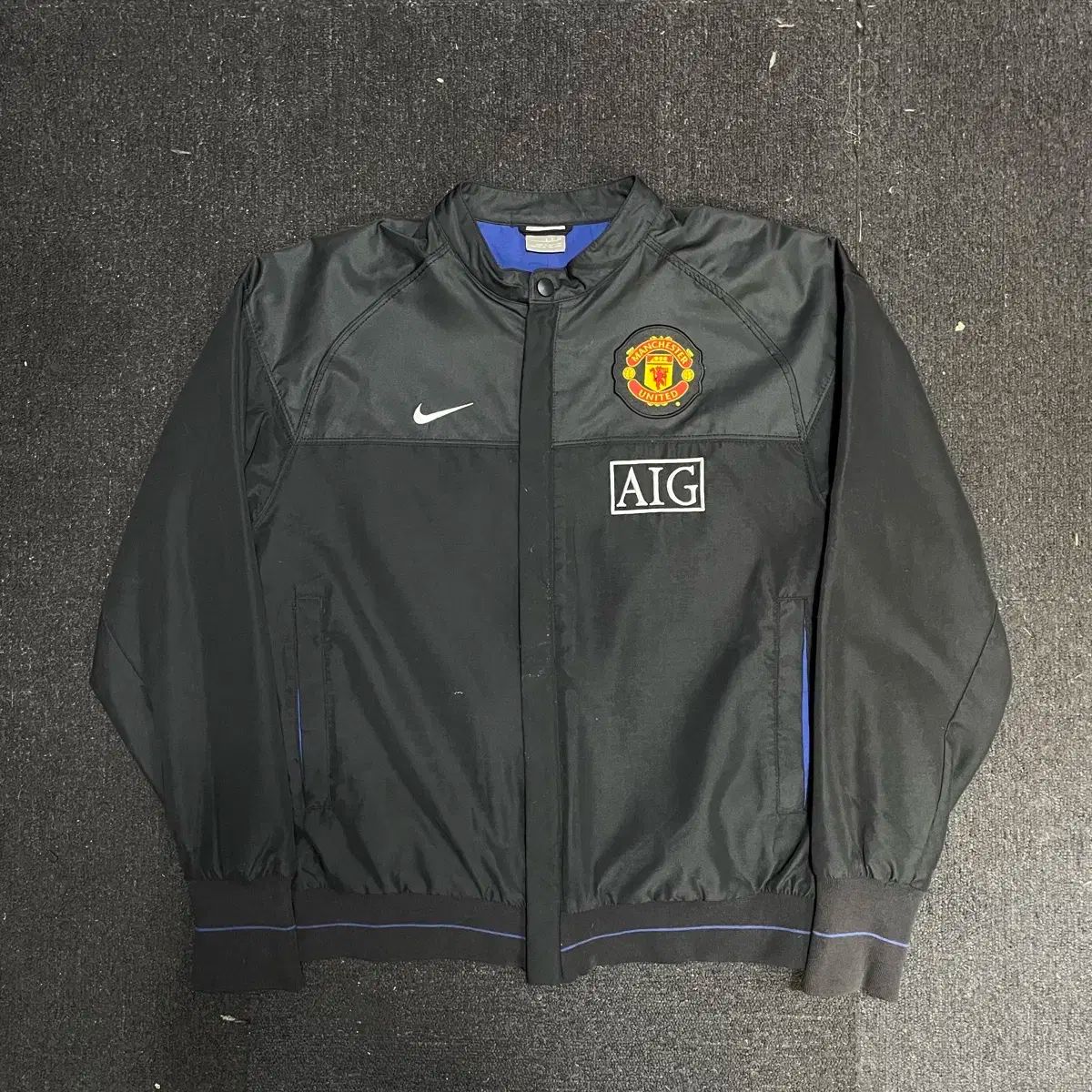 NIKE 00s マンチェスターユナイテッド ウインドブレーカー　ブラック 古着 00年代 ナイキ NIKE MANCHESTER UNITED マンチェスター