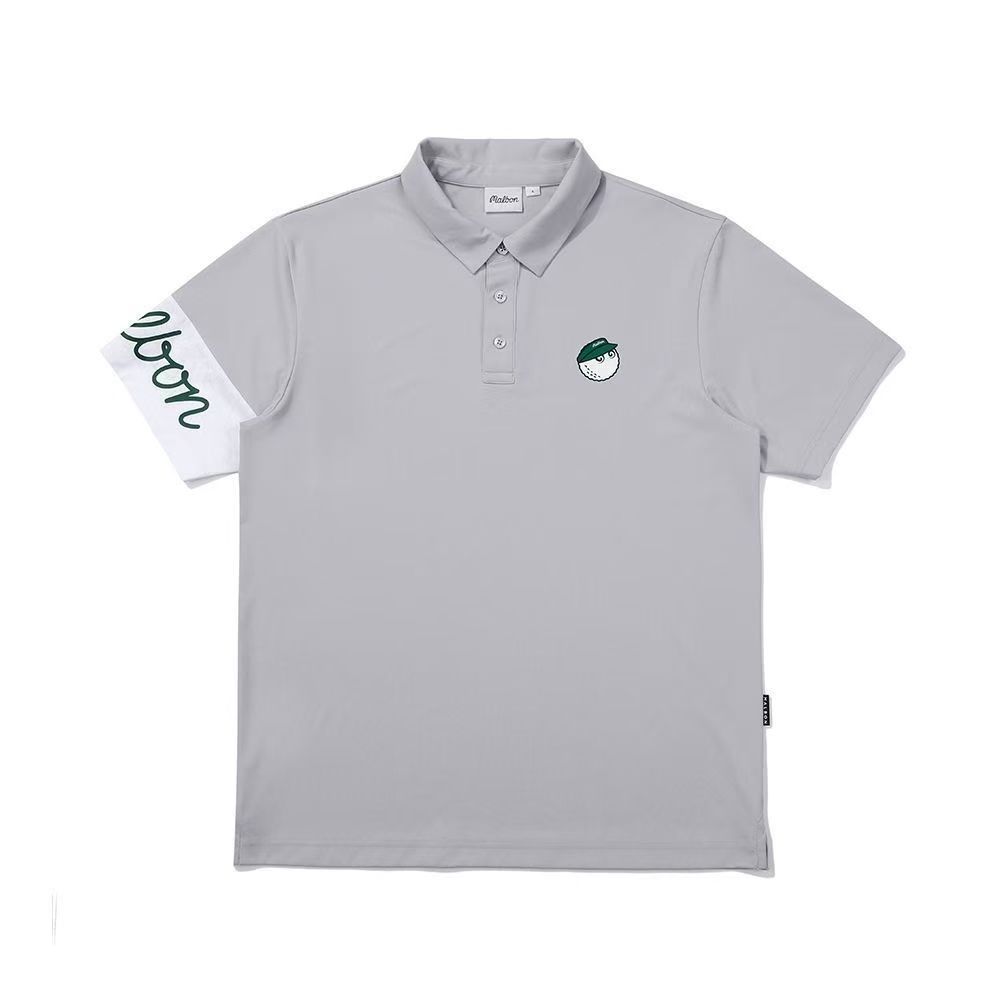 人気 malbon golf マルボンゴルフ ロゴ ポロシャツ シンプル