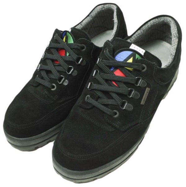 235○② MEPHISTO 黒 スエード風 スニーカー 6 1/2 235○② MEPHISTO 黒 スエード風 スニーカー 6 1/2