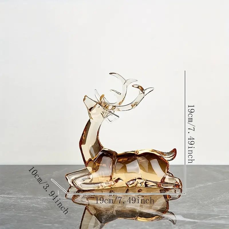 ✯ クリスタル ガラス 鹿 シカ 置物 ✯ 【公式通販】