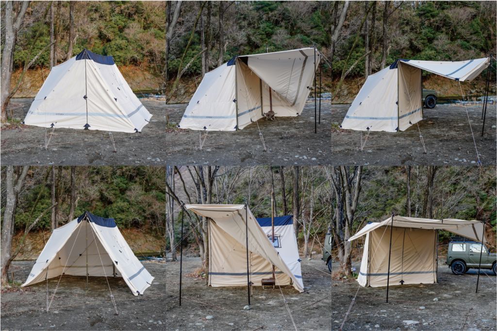 新品・未使用】YOKA CABIN ヨカ キャビン テント【本体のみ】ダーク
