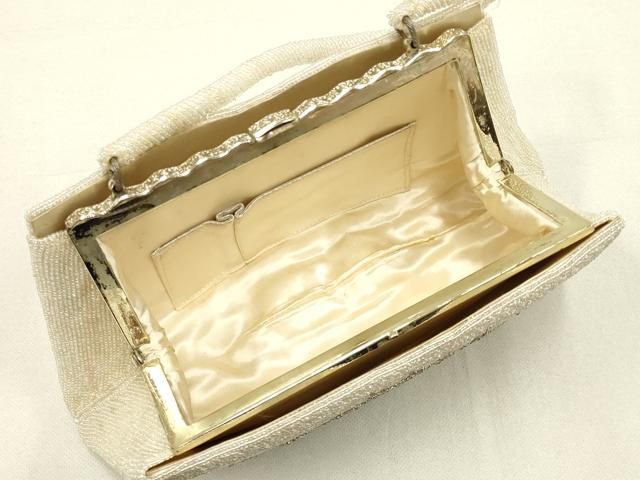 平和屋着物▽和装小物 和装バッグ2点 ハンドバッグ ビーズバッグ