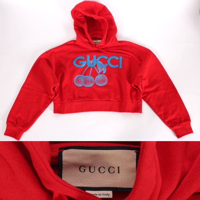 グッチ GUCCI クロップド スウェット パーカー 776910 XJGDR