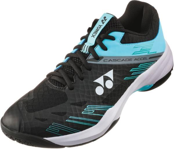 5営業日で発送 YONEX ヨネックス パワークッションカスケードアクセルワイド SHBCA1W 色 BK アイスブルー サイズ 22.5
