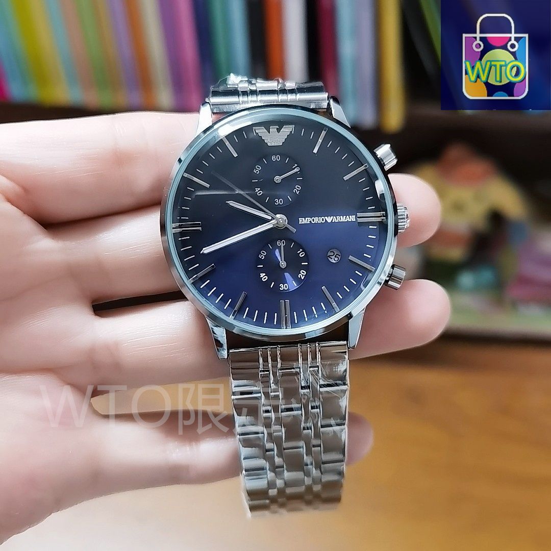 未使用　エンポリオアルマーニ　時計 Amazon.co.jp: [エンポリオ アルマーニ]EMPORIO ARMANI クロノ