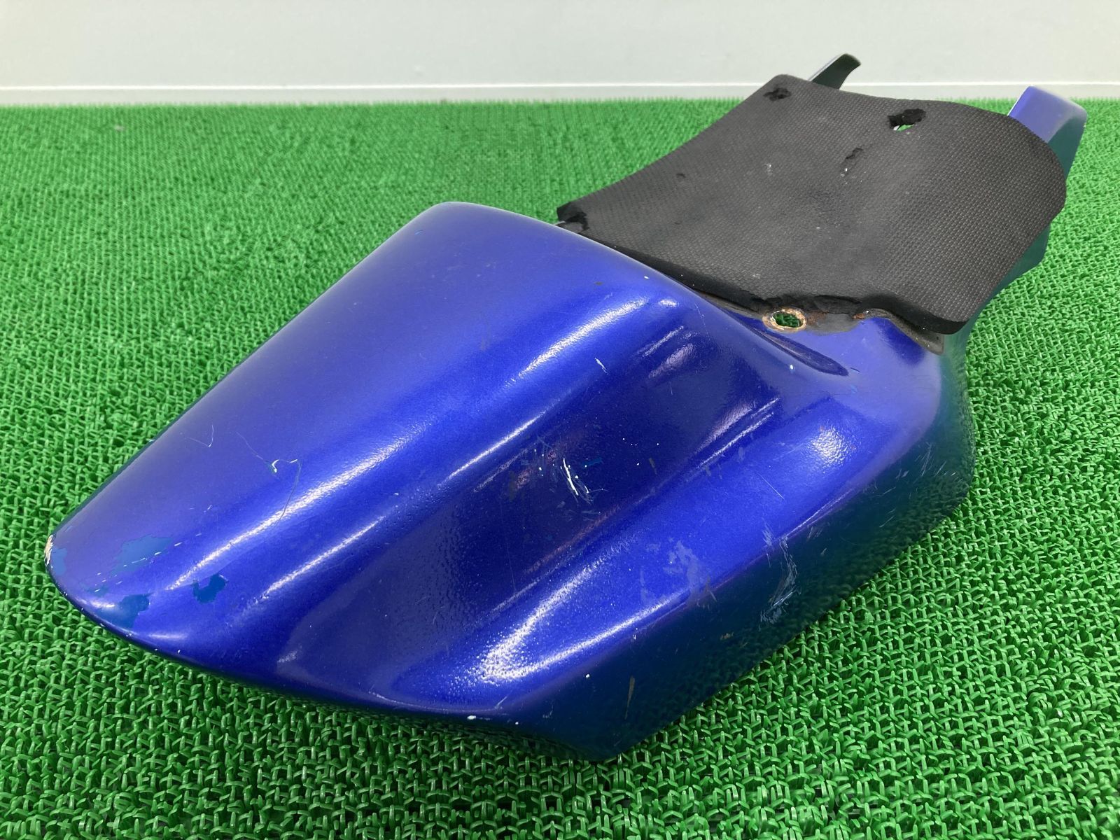 NSR50 シートカウル 青M 社外 中古 バイク 部品 AC10 FRP レーシング