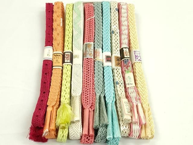 平和屋本店 夏物 和装小物 帯締め10本セット CXAA0382s5
