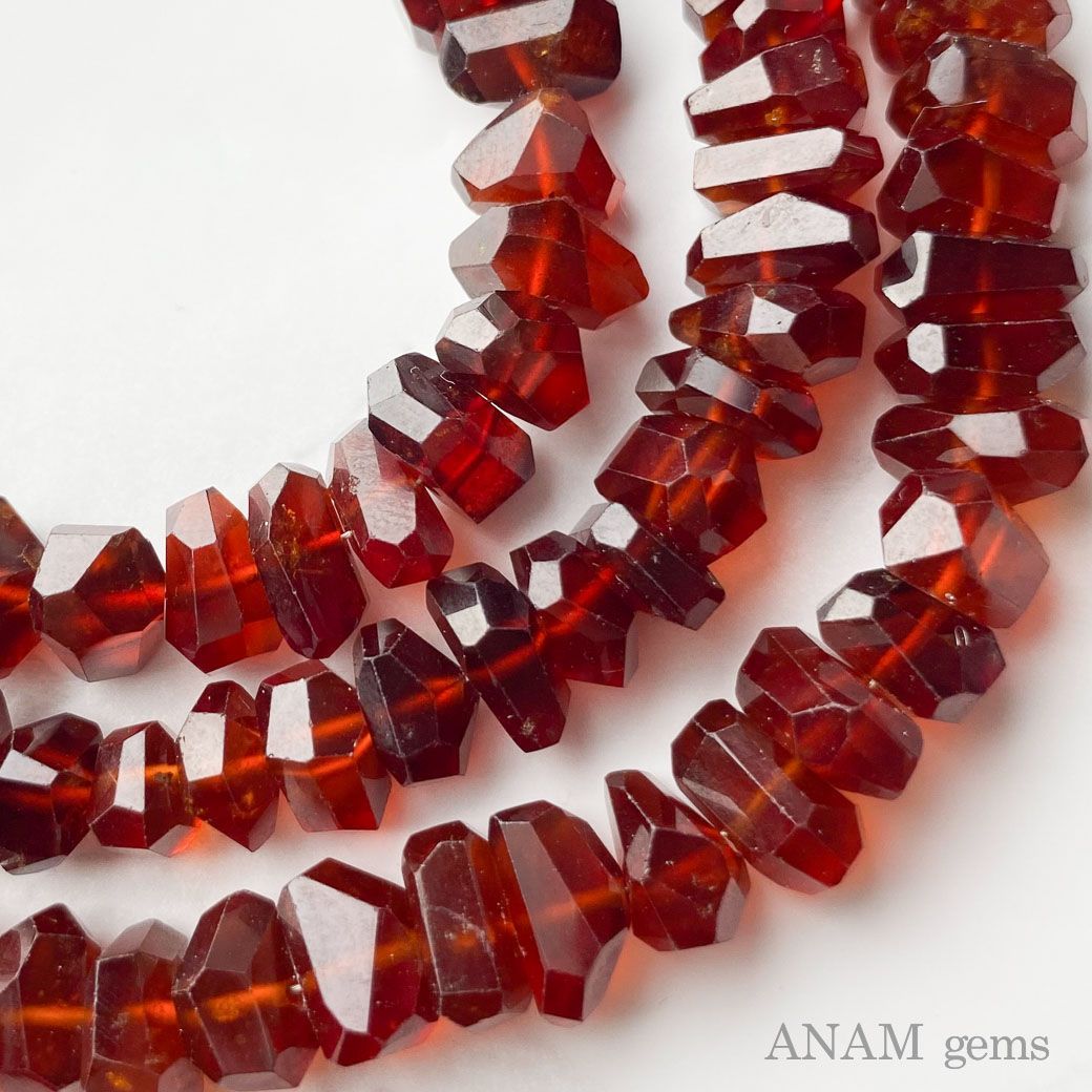 【約5cm】ヘソナイト ガーネット ラフ ボタン タンブル（ボタンブル）★ANAM gems