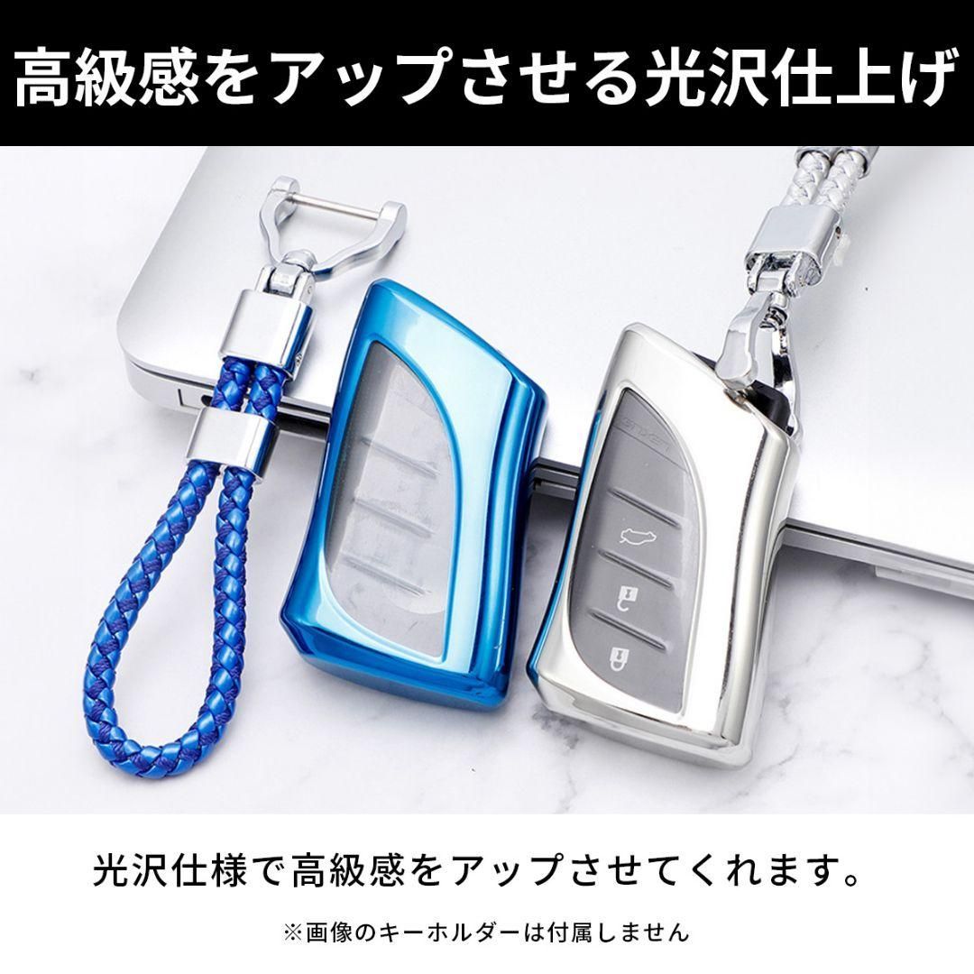 レッド色 スマート キー ケース レクサス LEXUS LX NX LC UX