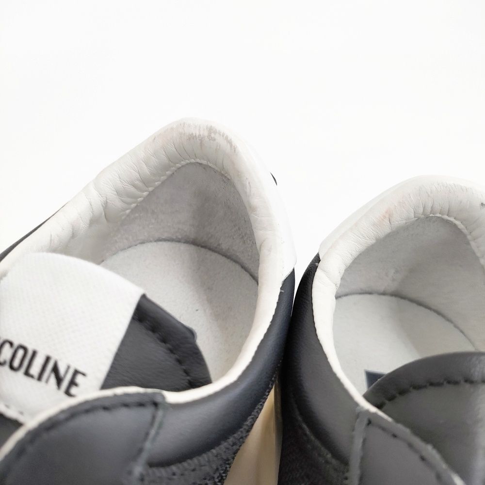 RUCOLINE ルコライン ベルトデザイン サイズ36 スニーカー ブラック レディース【中古】5-0901G◎ RUCOLINE ルコライン ベルトデザイン サイズ36 スニーカー ブラック