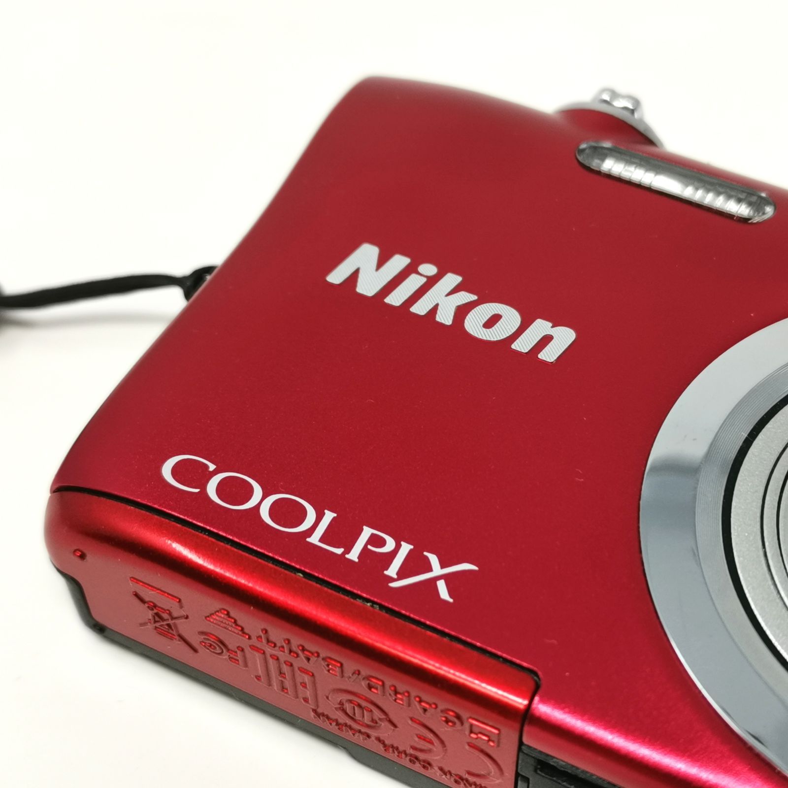 ニコン coolpix a100 デジカメ レッド 箱あり 動作確認済み デジタル 