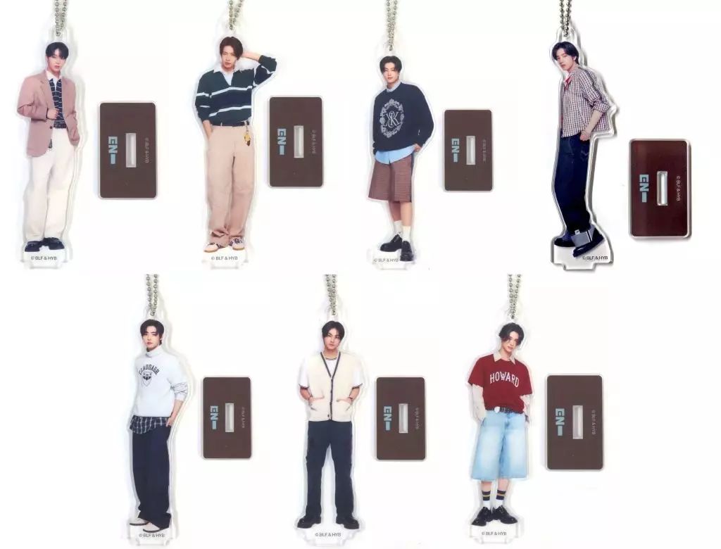 中古】キーホルダー 全7種セット ENHYPEN アクリルスタンドキー