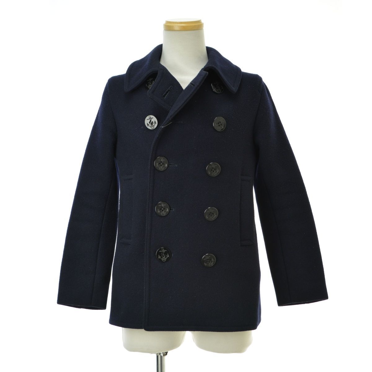 UNITED CARR / ウールメルトンピーコート/42/ウール/NVY/UC13124 UNITEDCARR】UC13124 メルトンPコート - メルカリ