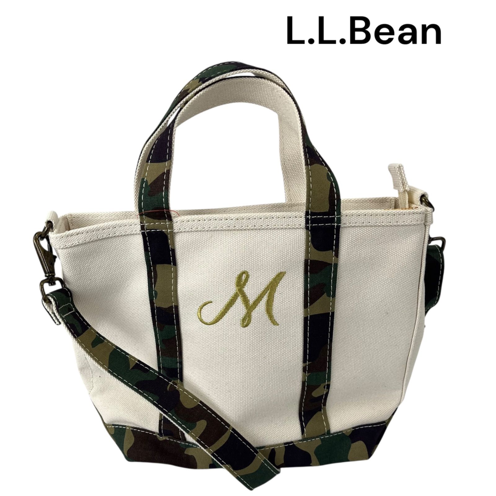 エルエルビーン L.L.Bean イニシャルM トート、ショルダーバッグ 