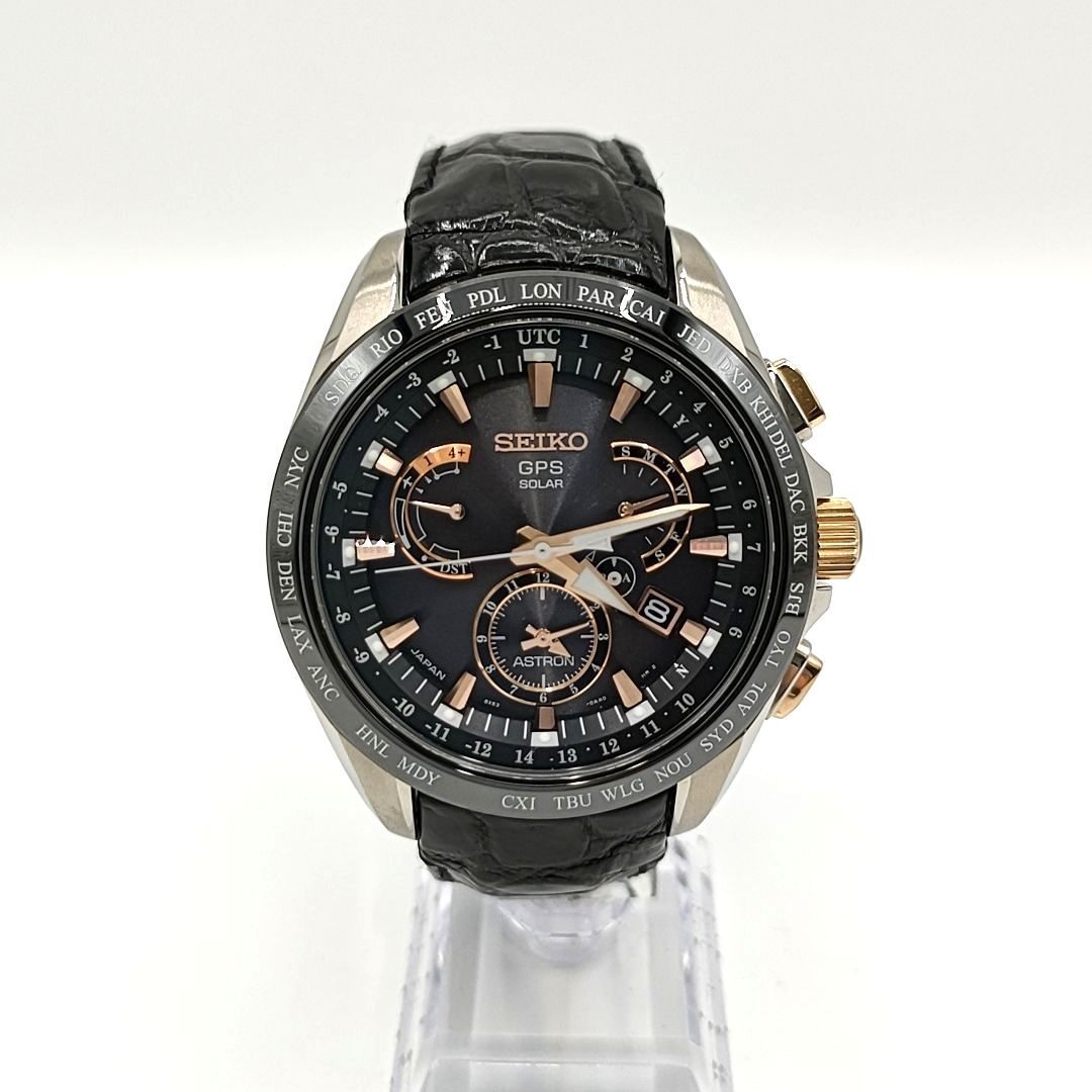 中古美品】SEIKO アストロン メンズ ソーラーGPS 腕時計 SBXB061