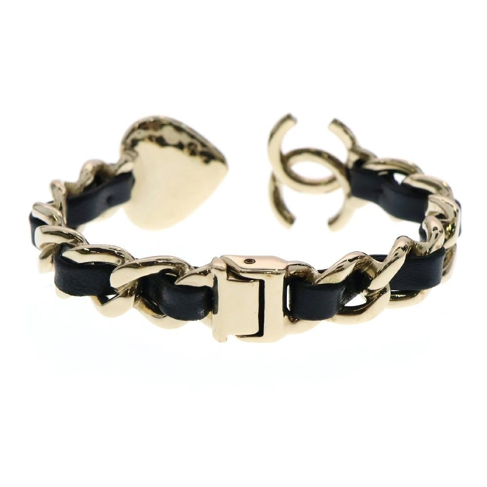 CHANEL (シャネル) ココマーク ハート パール バングル