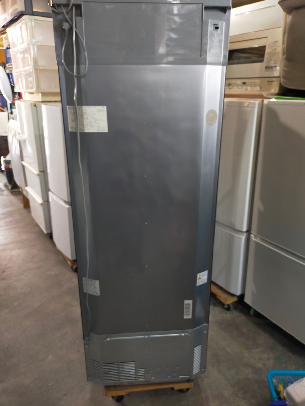 【2018年】シャープ 冷蔵庫 SJ-GW36D-R 356L シャープ 大型 冷蔵庫 3ドア 356L 両開き 2018年製 SJ-GW36D 自動製氷