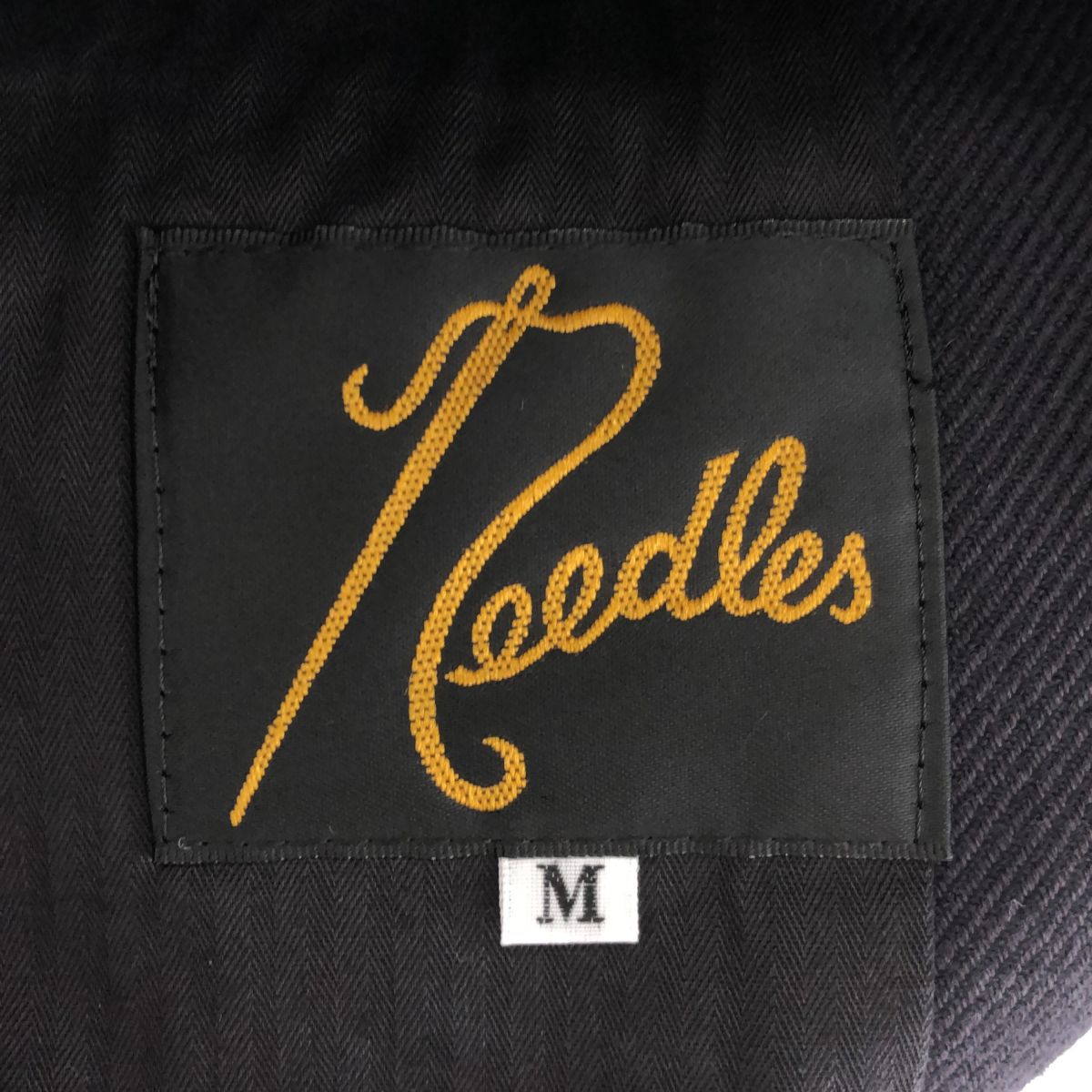 Needles ニードルス レザーリブ ダブルジャケット アウター JKT メンズ M 日本製 ブラック Needles ニードルス レザーリブ ダブルジャケット アウター JKT メンズ