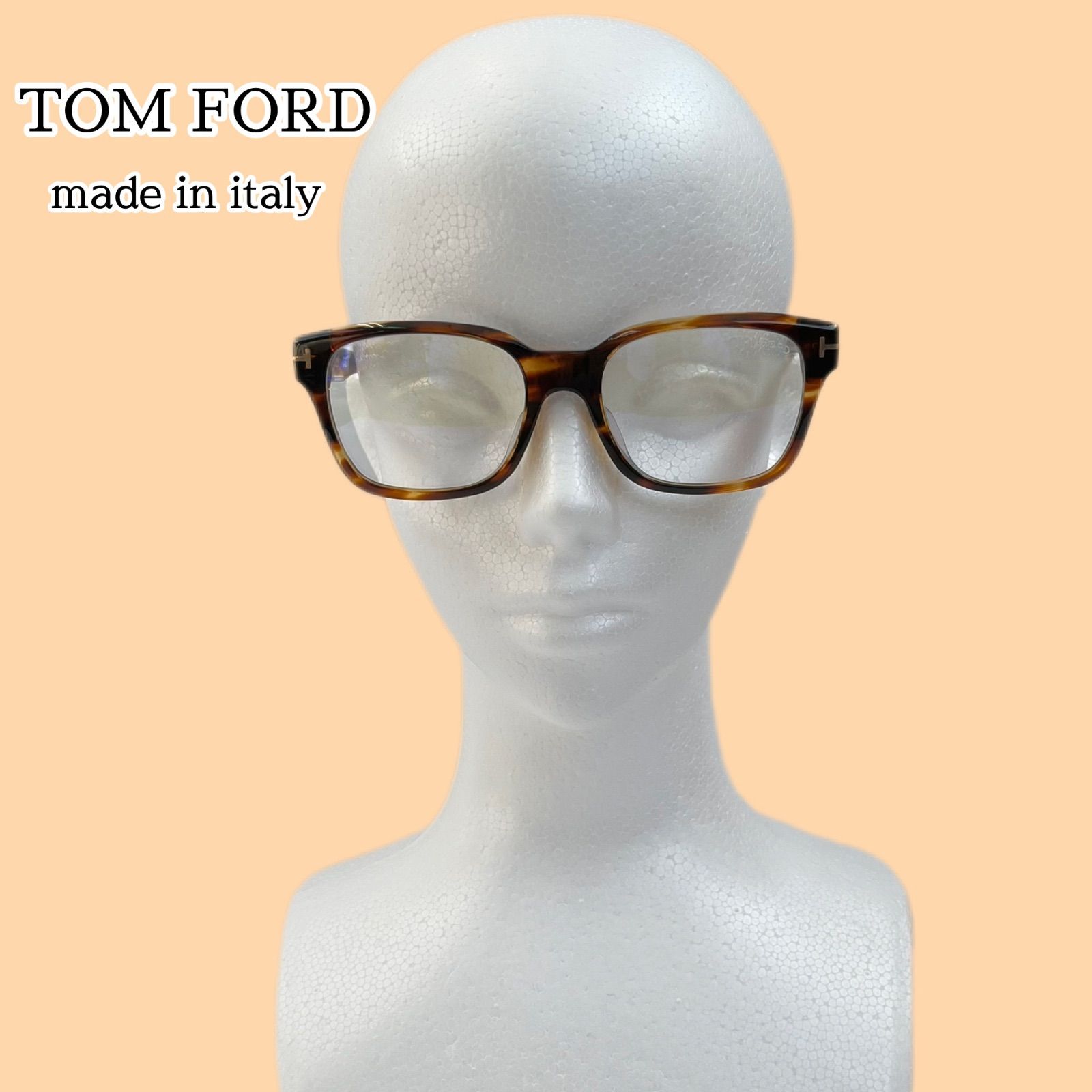 TOMFORD トムフォード メガネ サングラス ウェリントン べっ甲柄 中古 