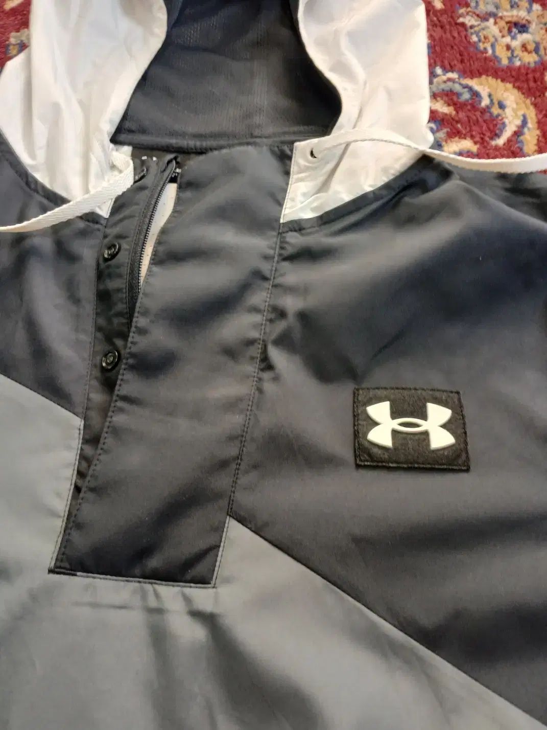 XL 105 アンダーアーマー ウーブン クレスト アノラック ジャケット
