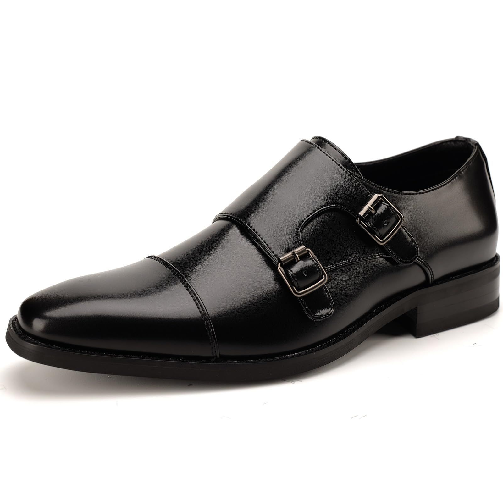 ECCO ブラック ダブルモンクストラップシューズ ECCO ダブルモンクストラップ 革靴 ブラック WH - 《BEKKU HOMME別注