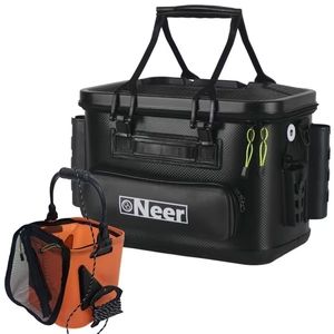 1272 EVA バッカン タックル バッグ 32L ブラック 水汲みバケツ付き 倒れにくいロッドホルダー 超軽量 カスタムできる仕切り板 一部地域離島別途配送料有