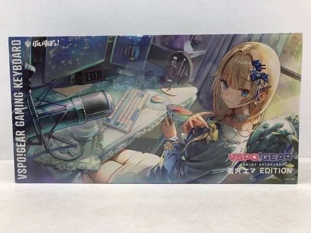 藍沢エマ VSPO! GEAR ゲーミングキーボード P3498-008 081