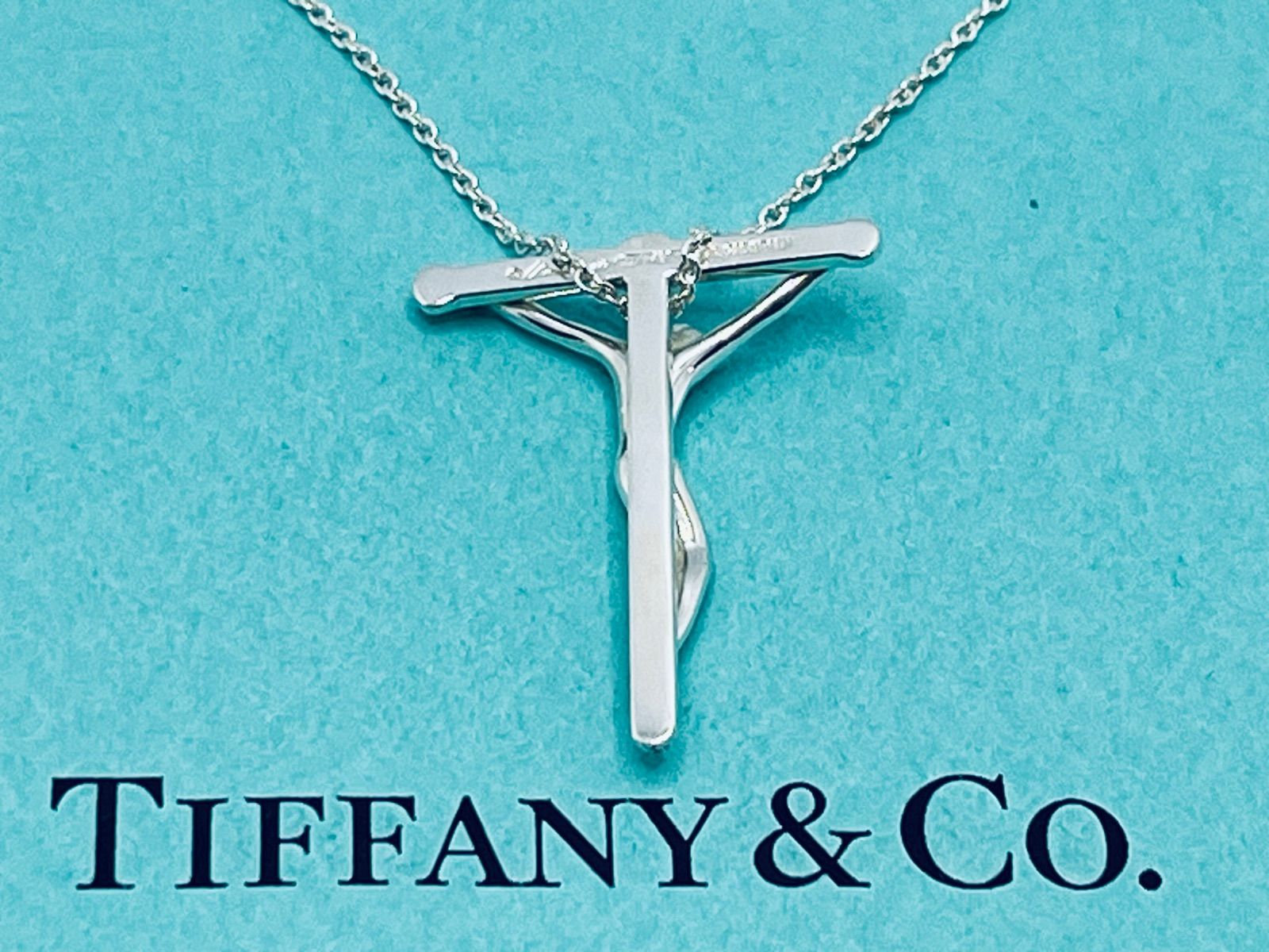 a113 美品 希少 廃盤 Tiffany&Co. ティファニー ロザリオ キリスト 