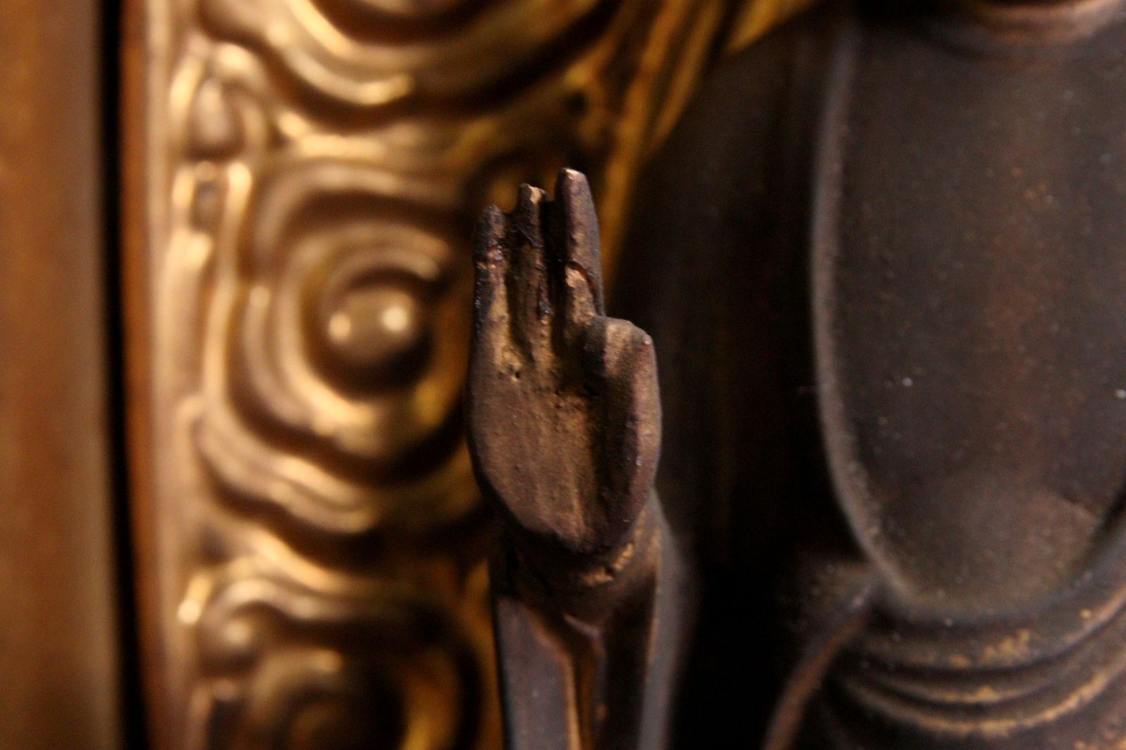 仏教美術　木彫鍍金　阿弥陀如來座像　仏像　厨子付　V　8159 楽天市場】阿弥陀如来 銅造鍍金彫金仕上げ : 仏像仏画チベット