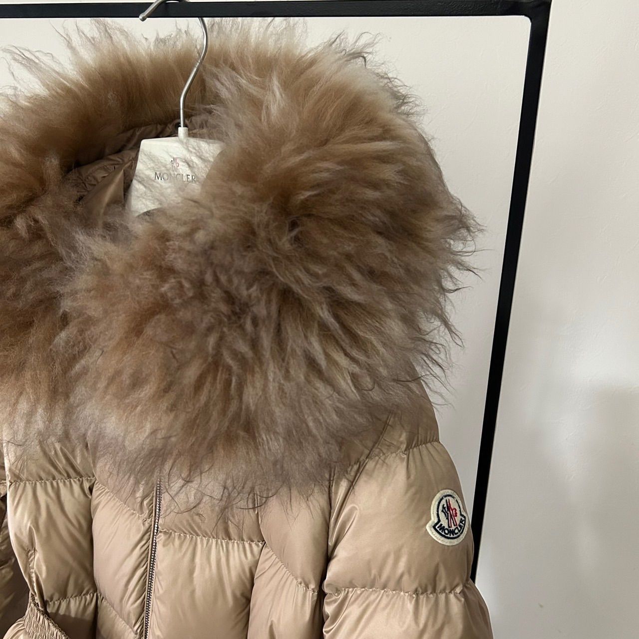【美品】モンクレール MONCLER BOEDIC ボエディック リアルファー MONCLER】Boedic ロング ダウン ジャケット (MONCLER/ダウン