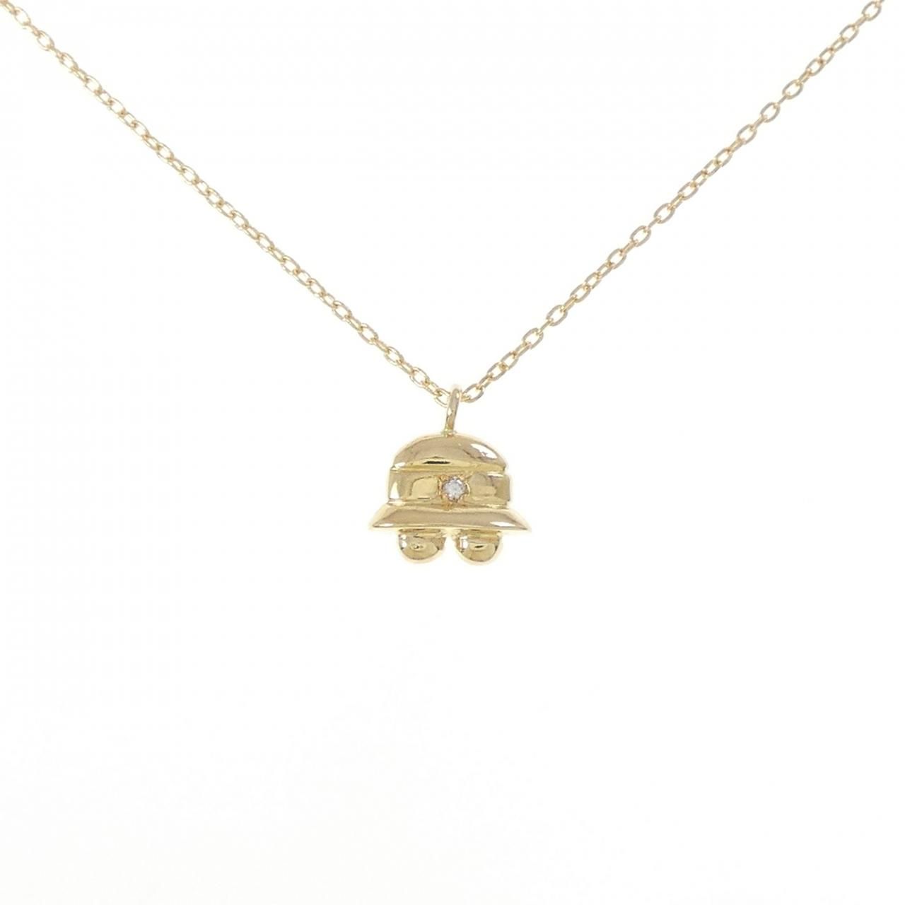 K18YG ダイヤモンド ネックレス 0.01CT