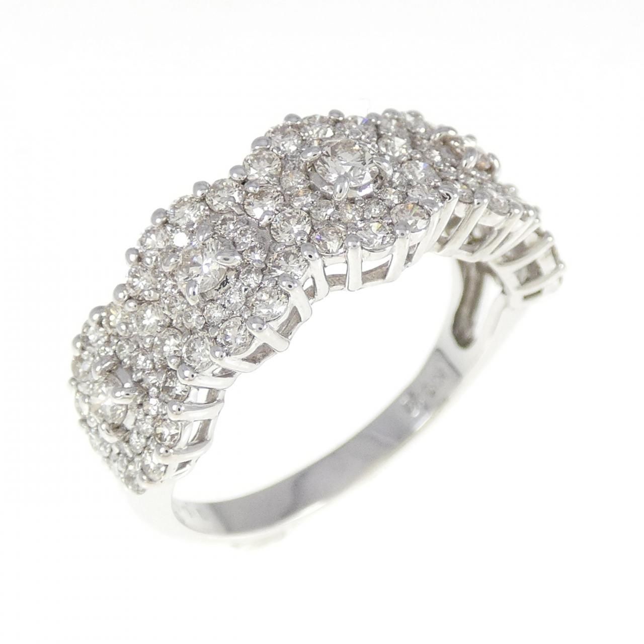 K18WG ダイヤモンド リング 1.00CT