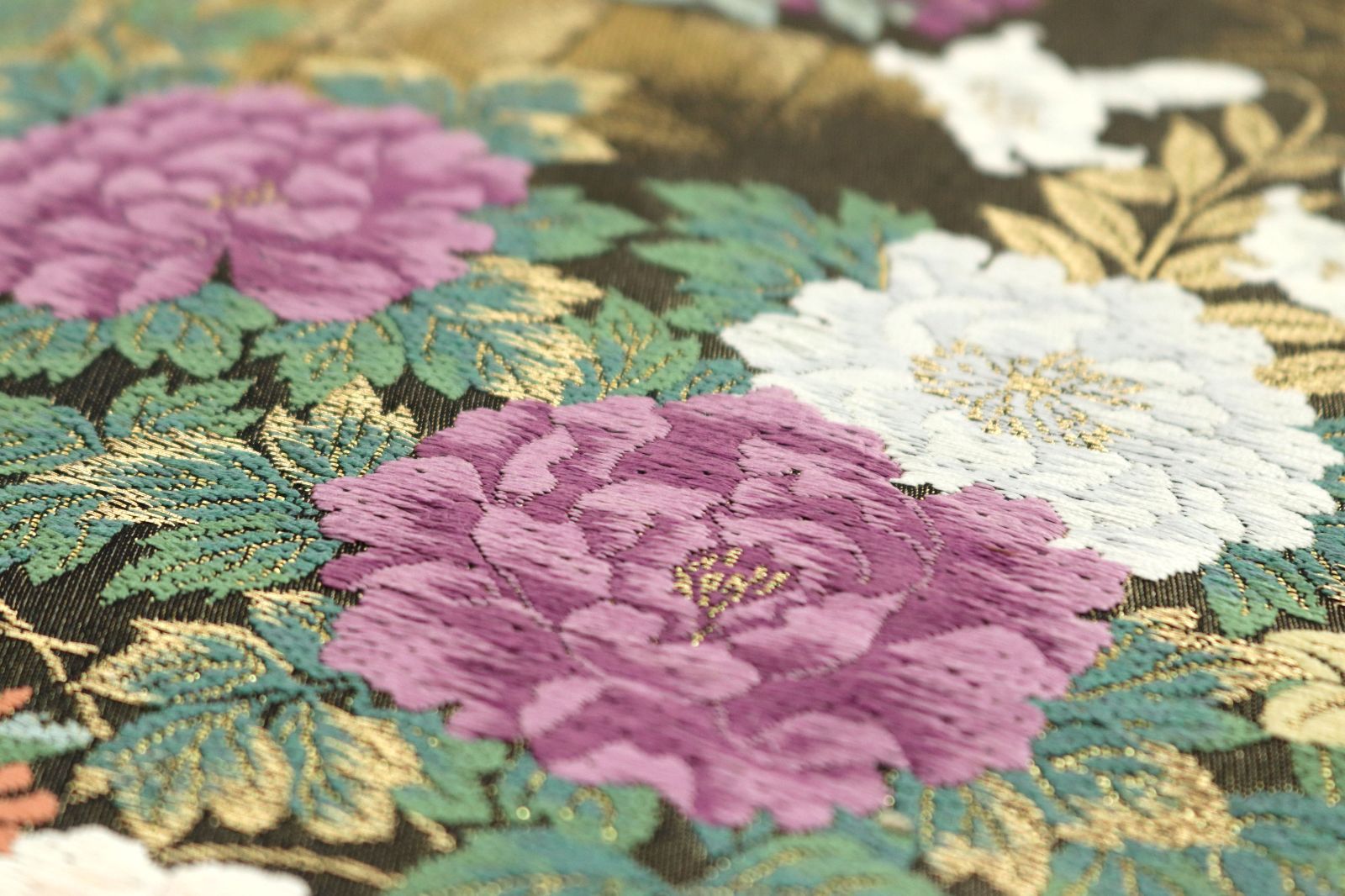 ofa2707 名品 西陣 川島織物セルコン じゅらく 帝王紫 高級 袋帯 お