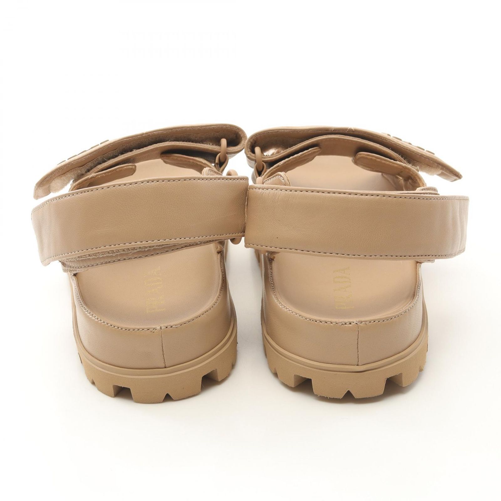 プラダ PRADA サンダル パデッド ナッパレザー 1X721M サンド