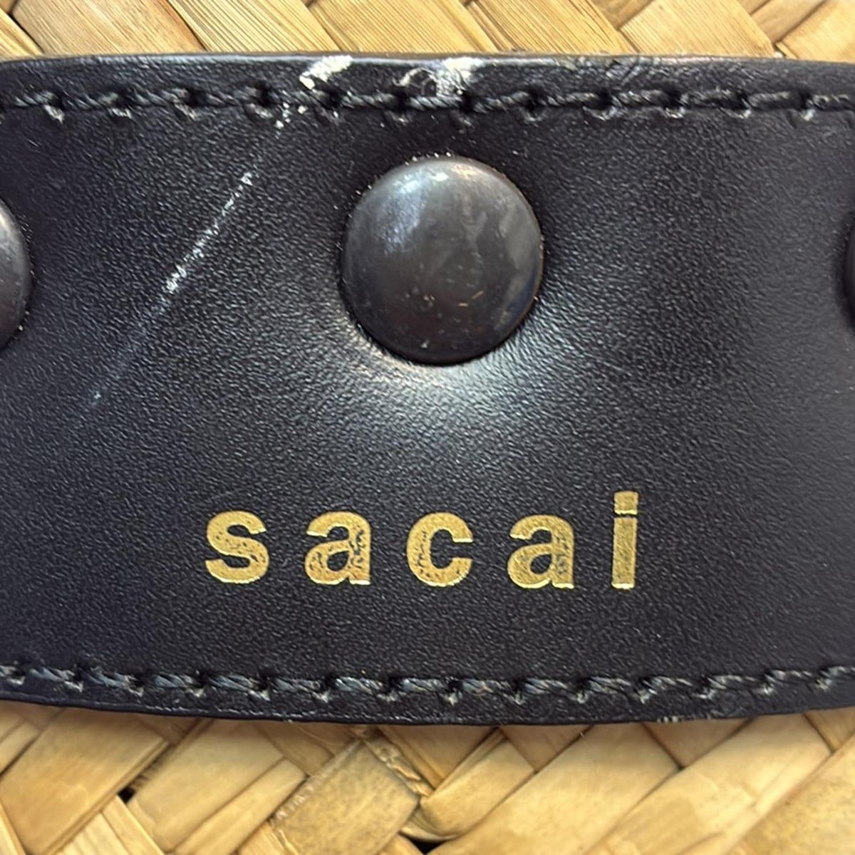 sacai マルシェバッグ　黒 サカイ - sacai | Hybrid Marche Micro-Black-Fの通販 | RESTIR
