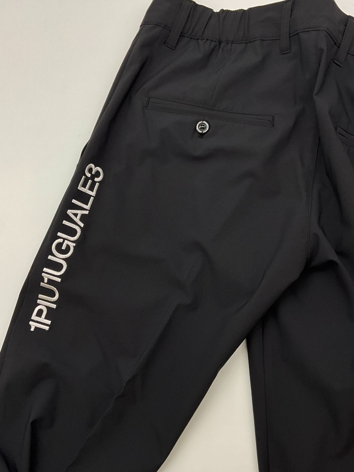 未使用 1PIU1UGUALE3 GOLF 3 ブラック ZIP SLACKS ジップ