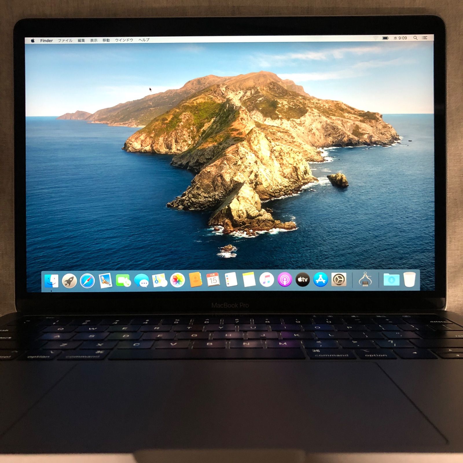 Apple液晶割れ macbook pro 2019 16gb 256gb a1989
