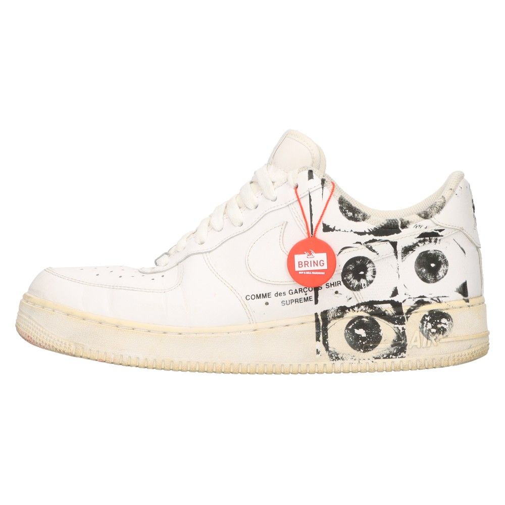 NIKE AIR FORCE 1 ×シュプリーム×コムデギャルソン シャツ - メルカリ 