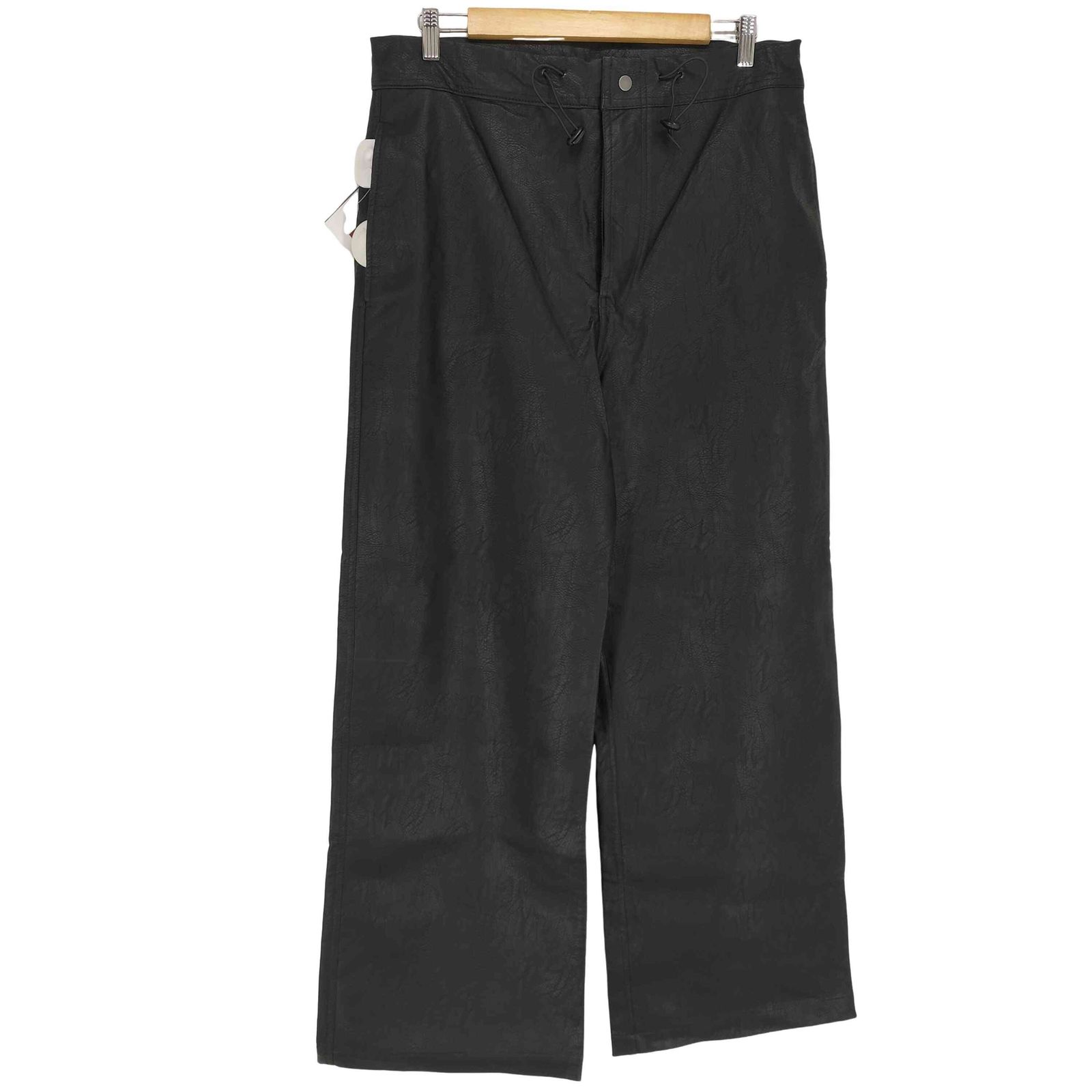 ユーズドフルギ USED古着 {{DIEMONDE}} レザーワイドパンツ import メンズ  m