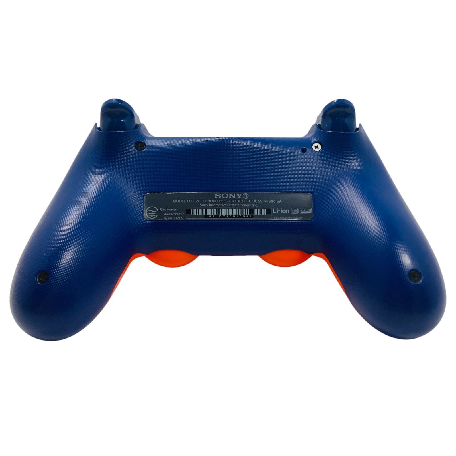 PS4 カスタムコントローラー オレンジブルー 純正 DUALSHOCK4 PS4 カスタムコントローラー オレンジブルー 純正 DUALSHOCK4